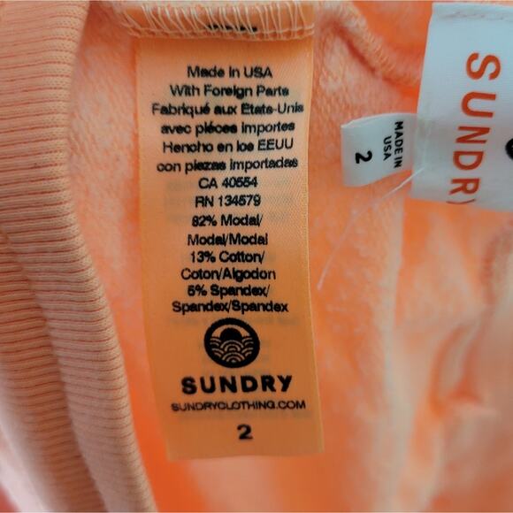 Sundry Jogger Sweatpant in Pigment Neon size 2 medium - Picture 5 of 7